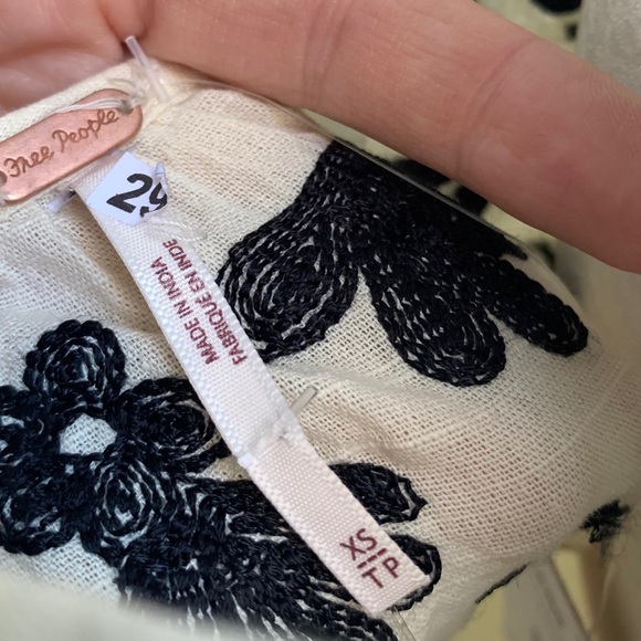 FREE PEOPLE Fiona Embroidered Mini Dress NWT XS - Picture 8 of 15